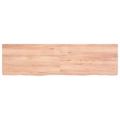Immagine prodotto di Piano tavolo vidaXL marrone chiaro 180x50x(2-6) cm in rovere massiccio trattato