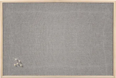 Image de Zeller 11272 Tableau d'affichage 80,0 x 60,0 cm Toile grise