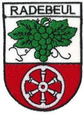 Produktbild von Aufnäher Patches Wappen Radebeul Gr. ca. 6,5 x 8,5 cm 01661