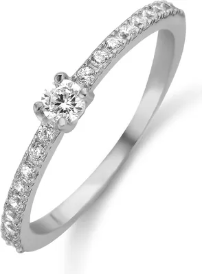 Produktbild von New Bling Zilveren Ring 9NB-0387 52 - Maat 52 - Zirkonia - Zilverkleurig
