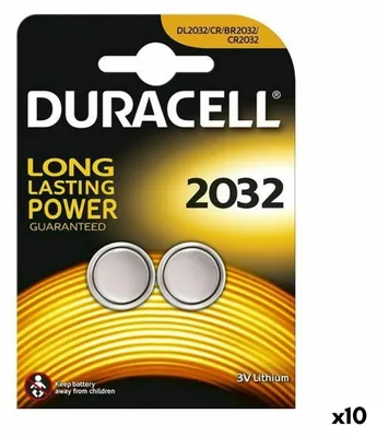 Obrázok produktu pre Duracell CR2032, Batéria na jedno použitie, CR2032, Lítium, 3 V, 2 kusov, Kovová