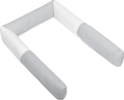 Produktbild von Bettmantel - Zylindrisch - Durchmesser 16x280 cm - Grau,Weiß