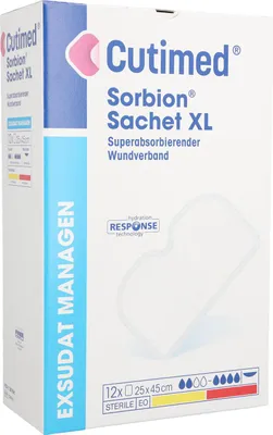 Image de Cutimed Sorbion Sachet XL Compresse 25x45 cm 6 pces