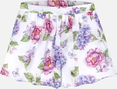 Produktbild von Mayoral Mädchen Shorts mit Blumenmuster, Größe 164