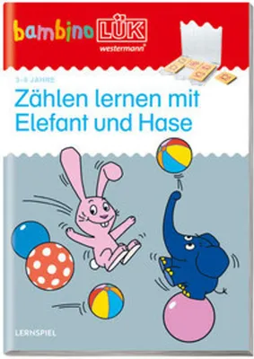 Image de LÜK bambinoLÜK Buch Zählen lernen mit Elefant und Hase ab 3 Jahren 7516