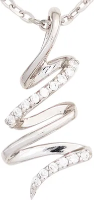 Produktbild von JOBO Anhänger 925 Sterling Silber rhodiniert mit Zirkonia