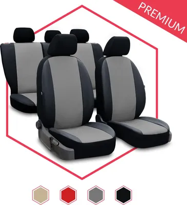 Produktbild von Sitzbezüge Auto Universal Schonbezug Autositzbezüge für Hyundai i30 II Grau Set