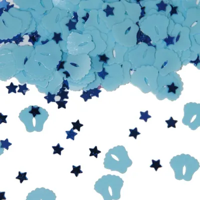 Produktbild von Blaue Baby Füßchen Streudeko 14g