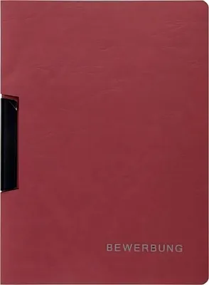 Produktbild von BRUNNEN Bewerbungsmappe rot 2-teilig KartonClip 102012720