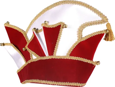 Produktbild von T2502-0514-59 rot mit Goldborte Damen Herren Prinzen Kappe Mütze Gr.59