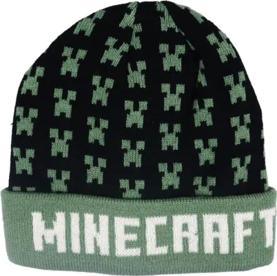 Produktbild von Minecraft Gamer Creeper Kinder Jungen Wintermütze Mütze – Grün / 56