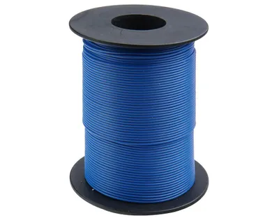Produktbild von Kupferschalt Litze 0,14 mm² / 100m blau