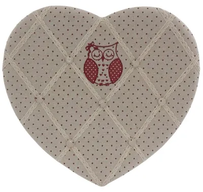 Imagen del producto de Panel de tela "gufo", 43x40 cm (kit de 3 unidades)