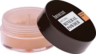 Produktbild von benecos Natural Beauty Mineral Powder, medium beige Bio 10g