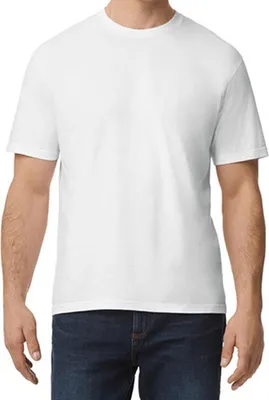 Produktbild von Gildan 65000 | Herren Softstyle® Midweight Adult T-Shirt - Farbe: White - Größe: L
