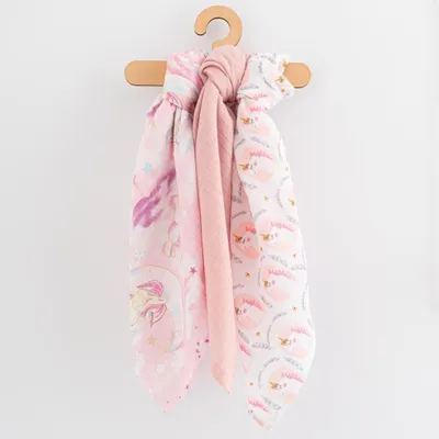 Immagine prodotto di Pannolini in cotone con stampa New Baby 70x80 cm 3 pezzi HOLKA