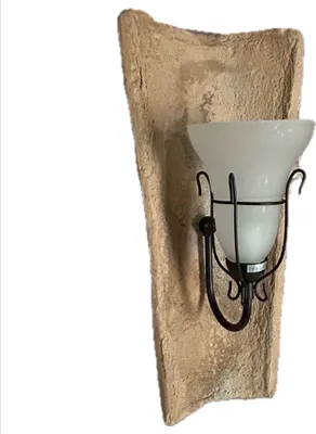 Produktbild von Wandleuchte Dachziegelleuchte Wandlampe Landhausstil E14 handgefertigt