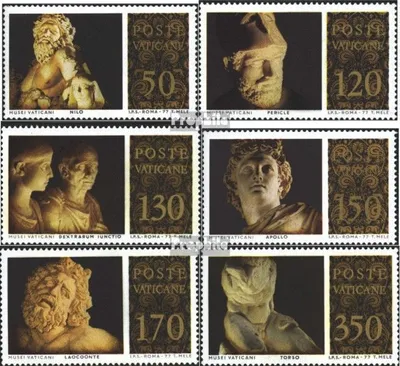 Produktbild von Briefmarken Vatikanstadt 1977 Mi 705-710 (kompl.Ausg.) postfrisch Skulpturen