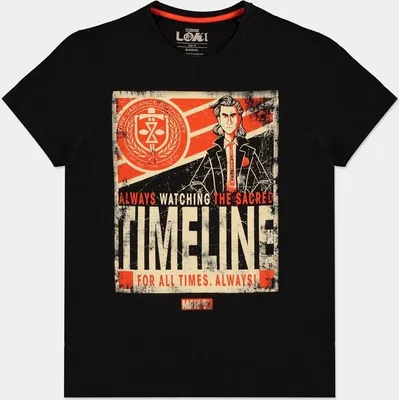 Produktbild von Loki T-Shirt Timeline Poster S