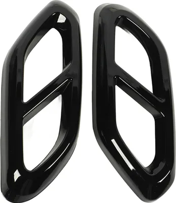 Immagine prodotto di 1Pair Tubo di scarico Silenziatore Copertura Decorativo Forte Protezione Auto Sostituzione per Benz GLC -Class X254 AMG Linea Gllossy Nero