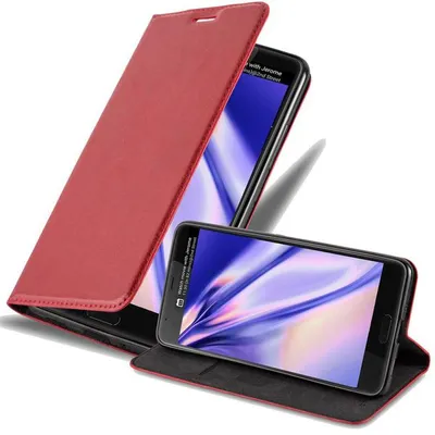 Immagine prodotto di Cadorabo custodia per HTC U ULTRA custodia protettiva in rosso custodia per cellulare cover chiusura magnetica