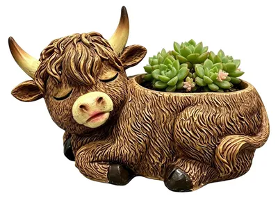 Produktbild von Dekorativer Blumentopf mit Tiermotiv