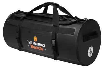 90L wasserdichte Duffel Bag Sporttas, schwarz, L
