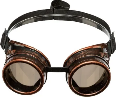 Produktbild von Steampunk Brille bronze