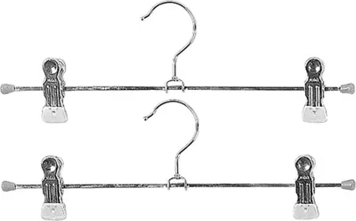 Produktbild von MAWA 05012 15 001 Hosenbügel Clip, silber (2er Pack)