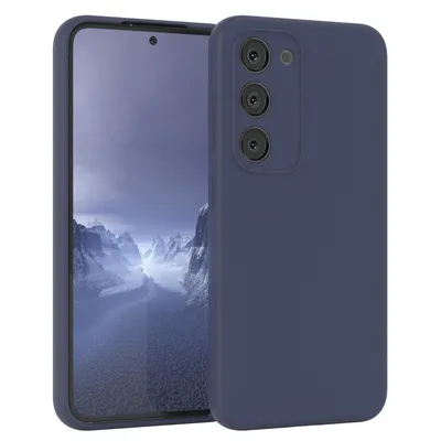 Produktbild von EAZY CASE Silikonhülle für Samsung Galaxy S23  Silikon Backcover Schutz in Blau