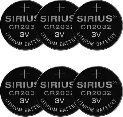 Produktbild von Sirius DecoPower Batterie CR2032 6 Stück