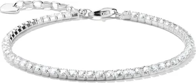 Thomas Sabo A2209-051-11-L19v Damen-Tennisarmband Silber Zirkonia 1