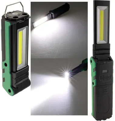 Produktbild von ChiliTec 23099 LED Akku-Arbeitsleuchte "FlapLED 500" LiIon Akku, Magnethalter, 5W, 400lm,IP44