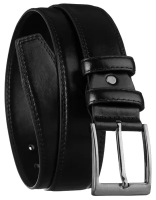 Productafbeelding van Peterson herenriem met klassieke gesp, zwart, 105 cm