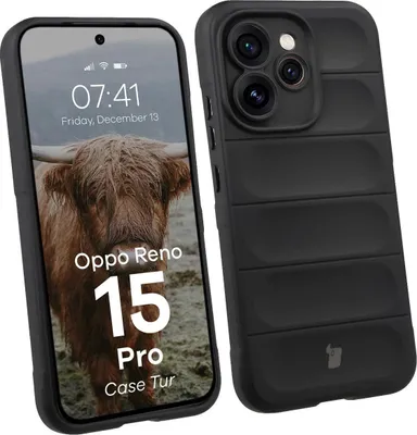 Produktbild von Robuste Handyhülle für Oppo Reno 15 Pro, Bizon Case Tur, Schwarz