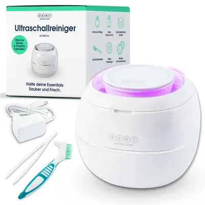 Image de ZENT Ultrasonic Cleaner 42 kHz Nettoyeur à ultrasons pour gouttières dentaires Prothèses dentaires Bijoux