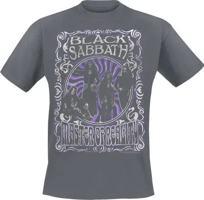 Produktbild von Black Sabbath T-Shirt Herren Master Of Reality Vintage charcoal L