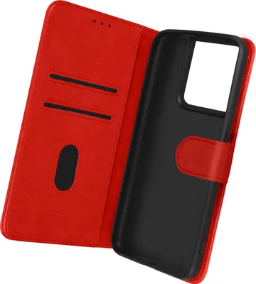 Produktbild von Avizar, Kunstleder-Klappetui mit Standfunktion für Oppo Reno 8 5G, Rot