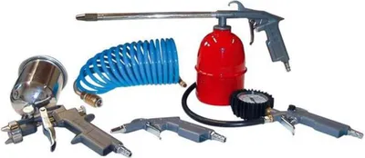 Produktbild von Güde 84089 Druckluft-Set 5-teilig aus Metall