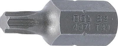 Image de BGS 4871 Embout profilé en T sans alésage, longueur 30 mm, T30, 10 (3/8)