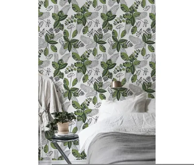 Produktbild von Coloray Fototapete 250x250 cm An Einer Wand Latex Latextapete - Utensilien-Dschungel-Vektor botanisch