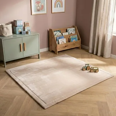 Produktbild von Volero - Spielmatte Baby Quadratisch - Jip Beige - 150x150 cm - Kinderzimmer, Babyzimmer - Klassik