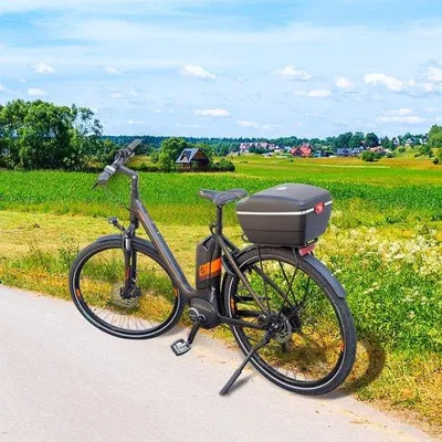 Productafbeelding van Luxe fietsmand - Fietsmandje - Fietsmand - Duurzaam - Weerbestendig