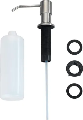 Produktbild von WENKO Einbau Seifen- und Spülmittelspender Mod. Monti, Seifendosierer, 400 ml