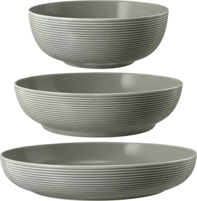 Produktbild von Seltmann Weiden Beat Color Glaze Foodbowl Set 3-teilig Perlgrau