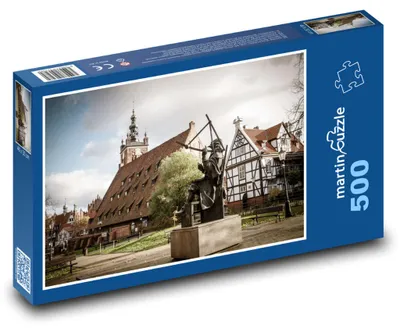 Obrázek produktu pro Puzzle 500 Gdaňsk - Historické Centrum - martinpuzzle