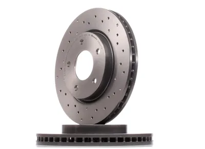 Produktbild von 2x BREMBO 09.B647.1X Bremsscheibe Vorderachse