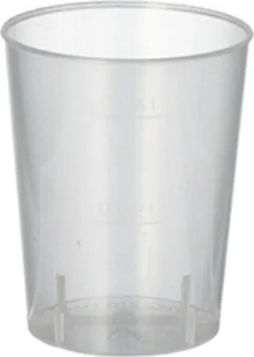 Produktbild von Starpak 50 Mehrweg-Gläser für Schnaps PP 4 cl Ø 4,3 cm · 5,2 cm unzerbrechlich | Schrumpffolie (50 Stück)