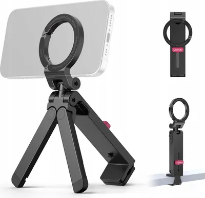 Zdjęcie produktu dla Statyw Grip Stojak Metal Uchwyt Telefon iPhone Magnes MagSafe ULANZI / MA88
