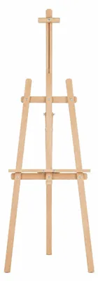 Image de Chevalet en bois réglable en hauteur pour toiles jusqu'à 100 cm